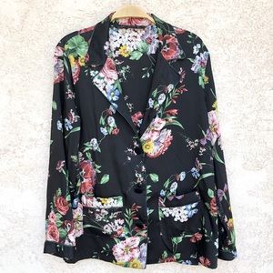 Vintage Zara Floral Blazer